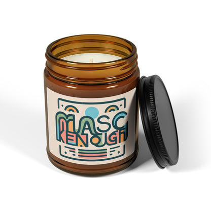 Scented Soy Candle (Multi-Size, Amber Jar)