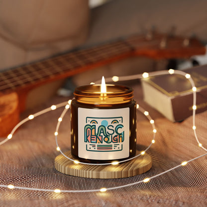 Scented Soy Candle (Multi-Size, Amber Jar)