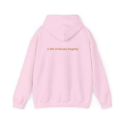 A Life of Blonde Fragility - Unisex Heavy Blend™ Hooded Sweatshirt