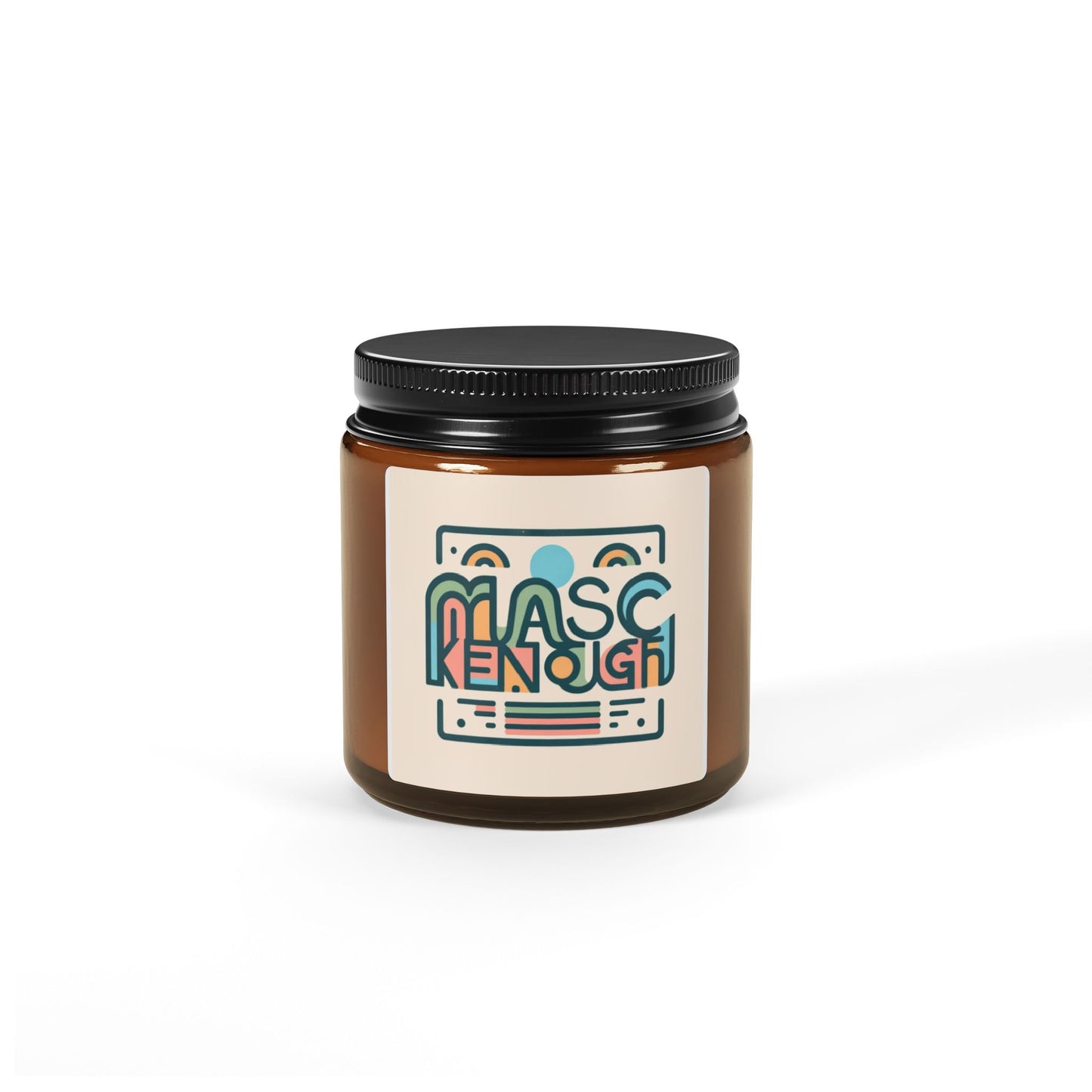 Scented Soy Candle (Multi-Size, Amber Jar)