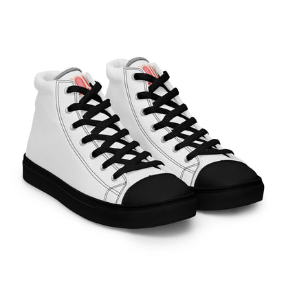 Men’s high top canvas shoes